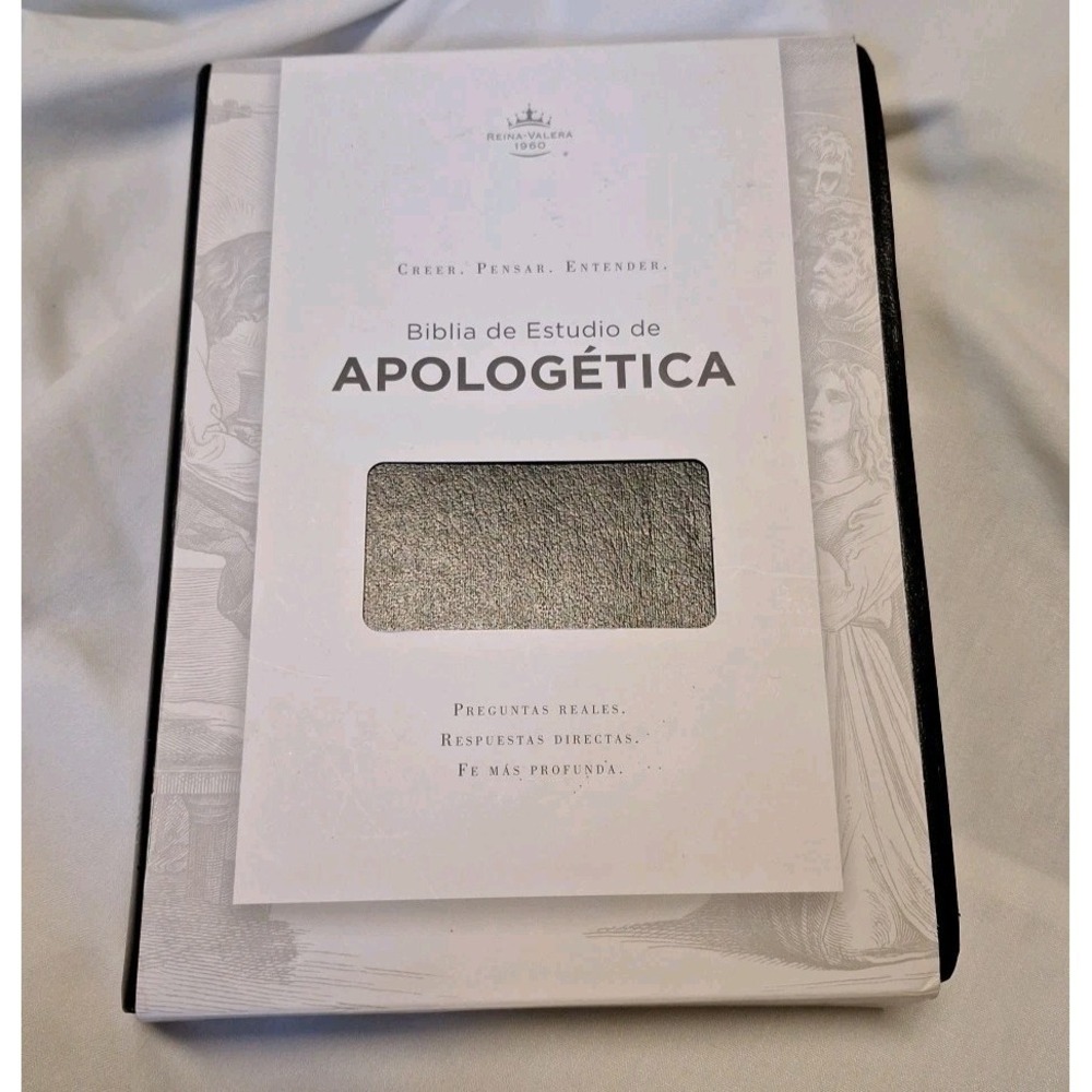 Biblia Pastoral de Estudio de Apologetica RV1960‎ imit piel negro Spanish Study